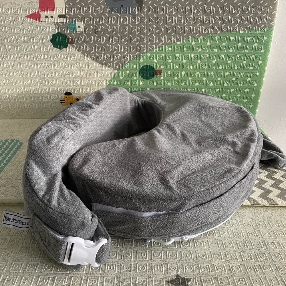My Brest Friend Gray Nursing Pillow